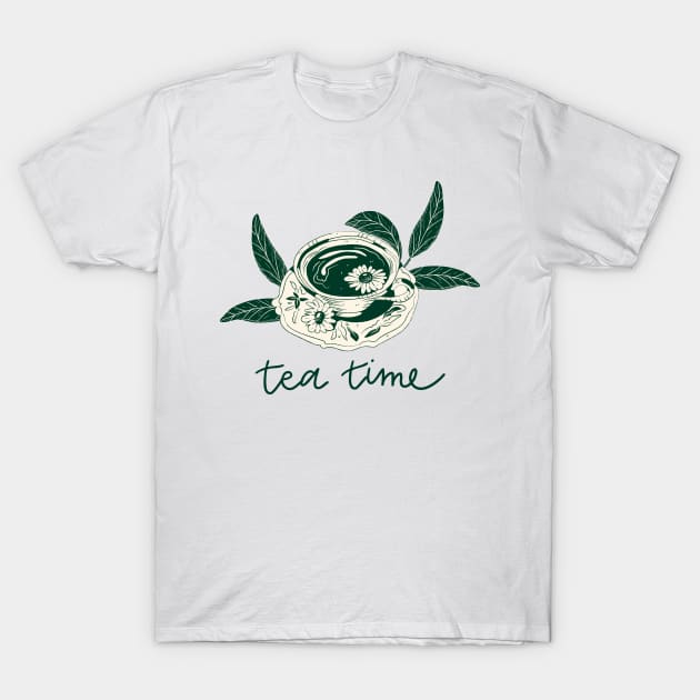 Tea Time T-Shirt by Norse Magic